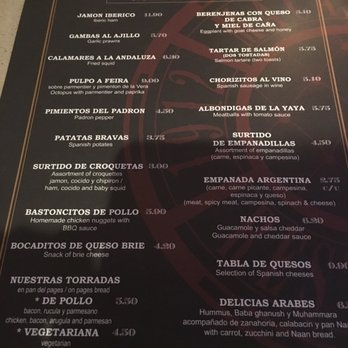 El Macareno - Menu - Bars Near Me - Barcelona, B