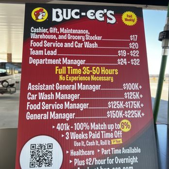 Buc ee's - Kudos to a truck stop that pays well vs the Alabama minimum wage of $7.25 hr - Car Wash Near Me - Athens, Alabama