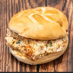 Uncle Bill's BBQ - Smoked chicken salad sandwich