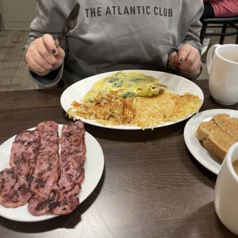 Connie's Restaurant - a plate of food and a cup of coffee - Breakfast & Brunch Near Me - Farmingdale, New Jersey Connie's Restaurant - a plate of food and a cup of coffee - Breakfast & Brunch Near Me - Farmingdale, New Jersey
