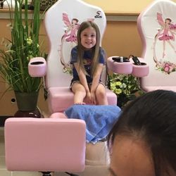 First pedicure fun!