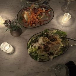 Caesar Salad and wedge salad Caesar Salad and wedge salad
