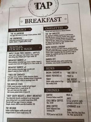 Menu photo 4 The Tap Boulder City, NV