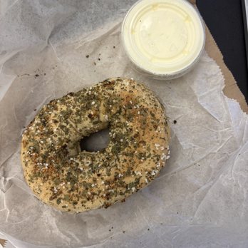 Corey’s NYC Bagel Deli - Bagel - Garlic & Herb Plain Cream Cheese - Bagels Near Me - Chicago, Illinois Corey’s NYC Bagel Deli - Bagel - Garlic & Herb Plain Cream Cheese - Bagels Near Me - Chicago, Illinois