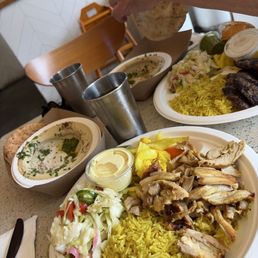 Chicken Shawarma Plate and Lamb Kofta Plate Chicken Shawarma Plate and Lamb Kofta Plate