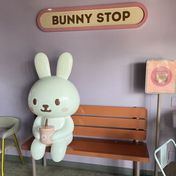 Bunny Cha - waiting for a friend - Bubble Tea Near Me - Cypress, California