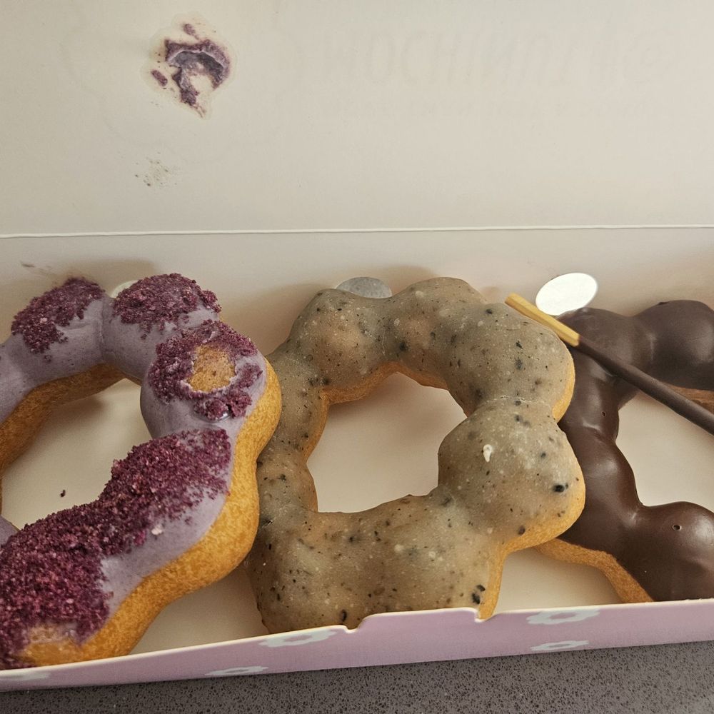 Mochi Sweets - Ube, black sesame and chocolate - Donuts Near Me - St. Louis, Missouri Mochi Sweets - Ube, black sesame and chocolate - Donuts Near Me - St. Louis, Missouri