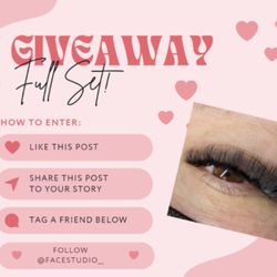 Face Studio - Must enter on IG by January 31st 2024, 11:59pm.