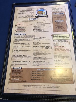 Menu photo 3 Keg South Pinecrest, FL
