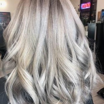 Salon 360 - After Silver blonde ashy hair Thanks to Lisa's fullest effort and kindness - Hair Stylists Near Me - Carson, California Salon 360 - After Silver blonde ashy hair Thanks to Lisa's fullest effort and kindness - Hair Stylists Near Me - Carson, California