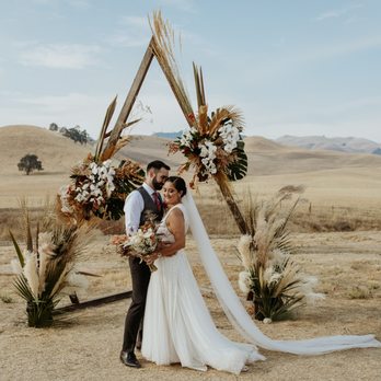 Reinstein Ranch - Ceremony behind the Reinstein Ranch barn - Horse Boarding Near Me - Livermore, California