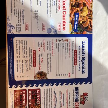 Cajun Crack'n - Front of menu - Seafood Near Me - Stockton, California Cajun Crack'n - Front of menu - Seafood Near Me - Stockton, California