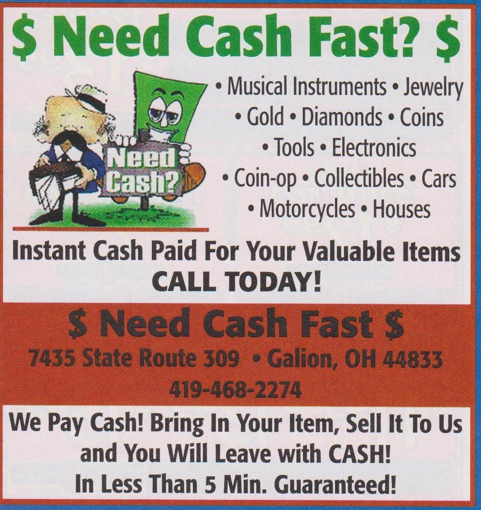 NEED CASH FAST? Updated October 2024 7435 Sr 309, Galion, Ohio
