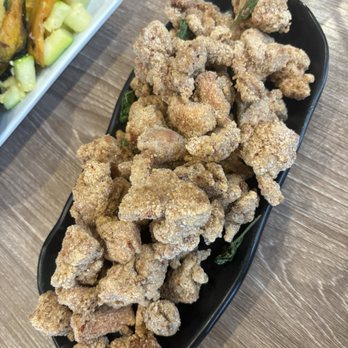 Dago Bento House - popcorn chicken (so large! generous portion) - Noodles Near Me - Chino Hills, California Dago Bento House - popcorn chicken (so large! generous portion) - Noodles Near Me - Chino Hills, California