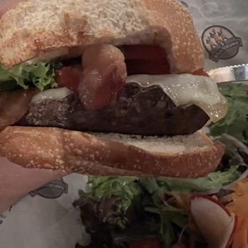 3 Brasseurs - Brasseurs burger. Large patty bit way overcooked. - Breweries Near Me - Montreal, Quebec 3 Brasseurs - Brasseurs burger. Large patty bit way overcooked. - Breweries Near Me - Montreal, Quebec