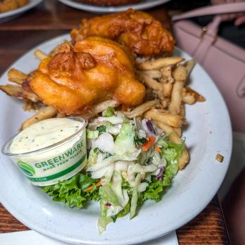 Eagle Cafe - fish & garlic fries $22.50 - New American Near Me - San Francisco, California