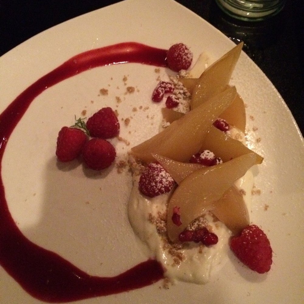 East Coast Bistro - Cardamom poached pears with mascarpone crema - Bistros Near Me - Saint John, New Brunswick East Coast Bistro - Cardamom poached pears with mascarpone crema - Bistros Near Me - Saint John, New Brunswick
