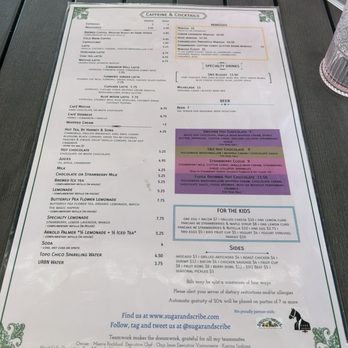 Sugar and Scribe - Menu - Bakeries Near Me - La Jolla, California Sugar and Scribe - Menu - Bakeries Near Me - La Jolla, California