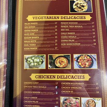 Indian Aroma - Menu - 08/2024 - Indian Near Me - Salisbury, Maryland