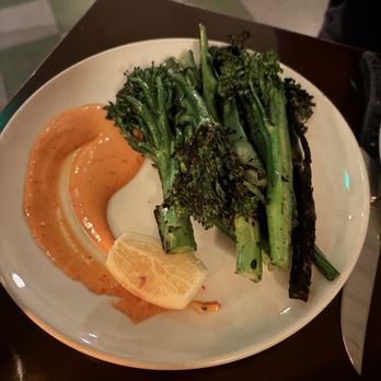 Glorietta Trattoria - Charred broccolini with Calabrian chili aioli - Italian Near Me - Jackson, Wyoming