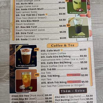 Cô Ba Bún Bò - Menu - Vietnamese Near Me - Westminster, California Cô Ba Bún Bò - Menu - Vietnamese Near Me - Westminster, California