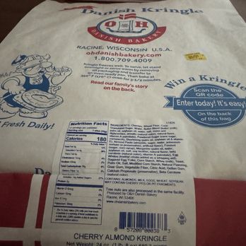 O&H Danish Bakery - Cherry almond! - Bakeries Near Me - Sturtevant, Wisconsin