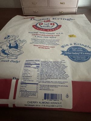 Menu photo 1 O&H Danish Bakery Sturtevant, WI
