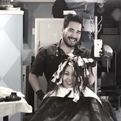 PrattStyling Mobile Salon - Let's take a selfie! Having fun with my client Lennie :-)