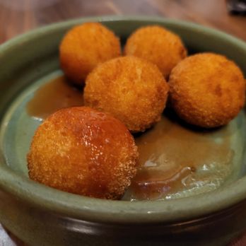 Sugarcane - goat cheese croquettes were free with Yelp check-in - Cocktail Bars Near Me - Las Vegas, Nevada Sugarcane - goat cheese croquettes were free with Yelp check-in - Cocktail Bars Near Me - Las Vegas, Nevada