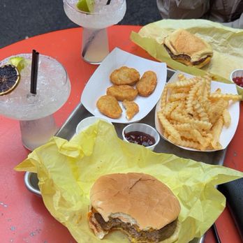 Sugarhill - Impossible Vegan Burger Chicken nuggets Crinkle fries Margarita - Bars Near Me - Portland, Oregon Sugarhill - Impossible Vegan Burger Chicken nuggets Crinkle fries Margarita - Bars Near Me - Portland, Oregon