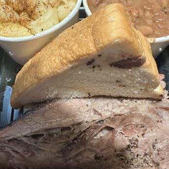 Hogwood BBQ - Carved Brisket Entree with 2 Sides - Barbeque Near Me - Franklin, Tennessee