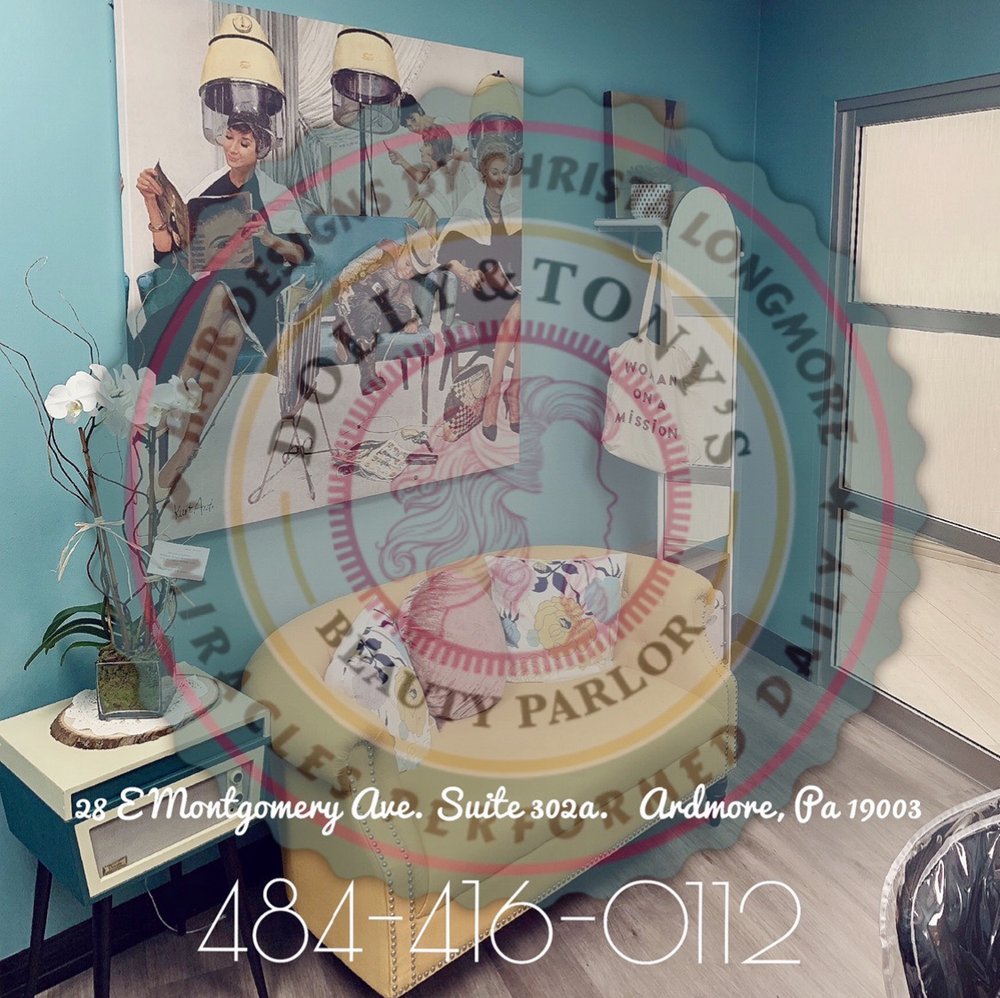 Dolly & Tony’s Beauty Parlor Hair Designs By Christa Longmore Logo