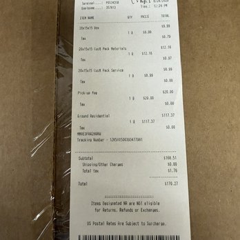 The UPS Store - Estimated "Shipping" - $170 for an item that cost $25 and easily could have fit in a 12x12x12. - Printing Services Near Me - Columbus, Ohio The UPS Store - Estimated "Shipping" - $170 for an item that cost $25 and easily could have fit in a 12x12x12. - Printing Services Near Me - Columbus, Ohio
