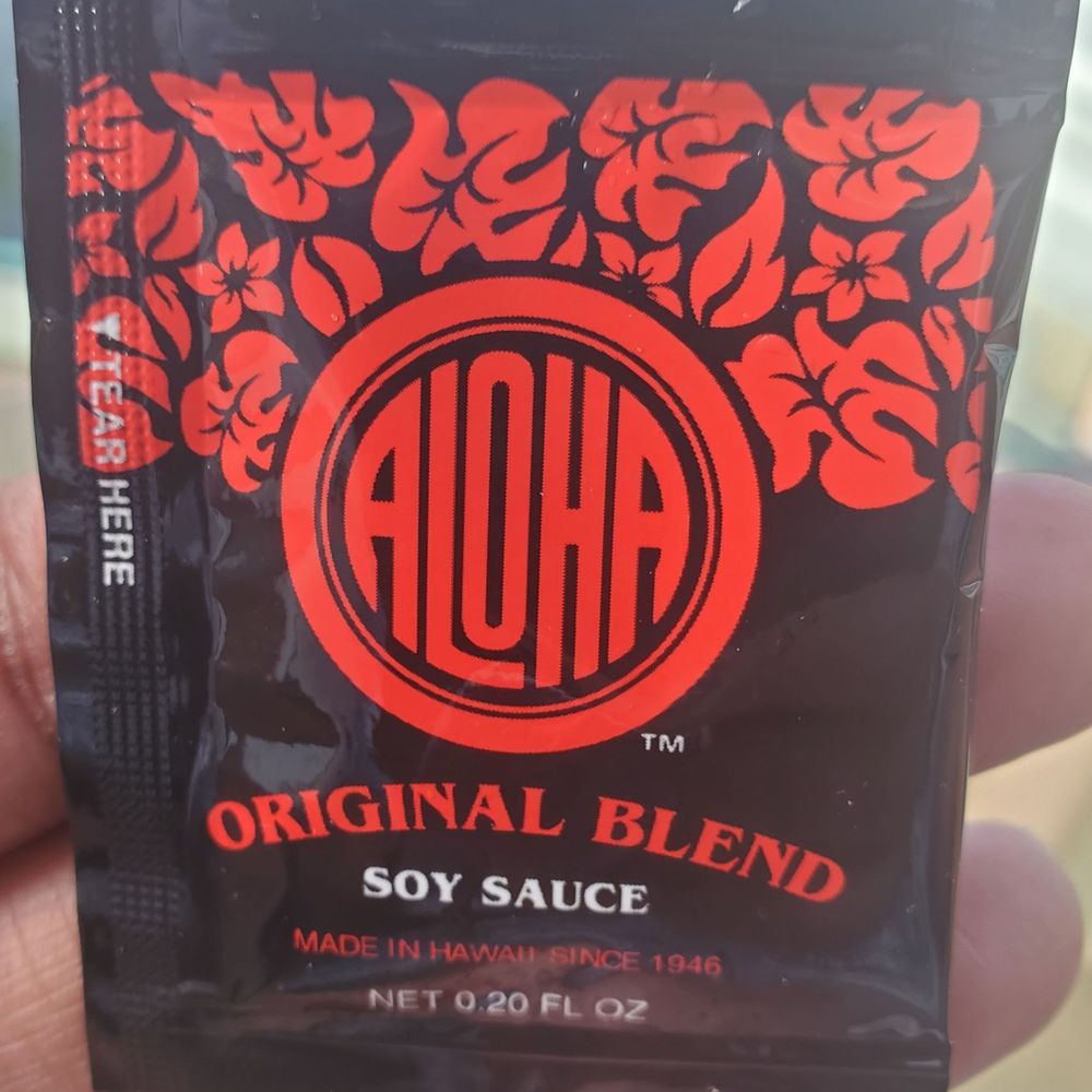 Hawaii's own soy sauce.