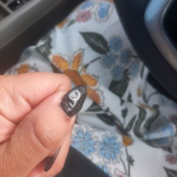 Lacquer Nails And Spa Tempe - "Fixed" nail with bubbles underneath - Nail Salons Near Me - Tempe, Arizona Lacquer Nails And Spa Tempe - "Fixed" nail with bubbles underneath - Nail Salons Near Me - Tempe, Arizona