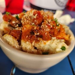 Crawfish mac & cheese was SO GOOD!