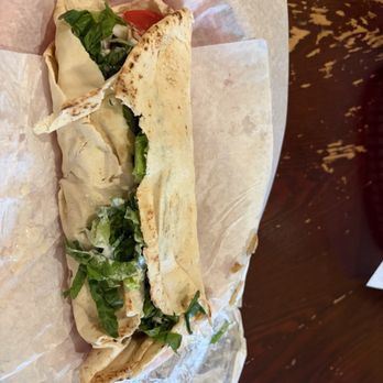 Garlic Crush - Chicken Shawarma Sandwich - Mediterranean Near Me - Bellevue, Washington