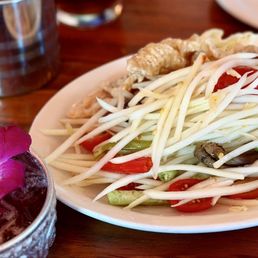 Salted Crab Papaya Salad