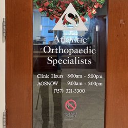 Atlantic Orthopaedic Specialists - Virginia Beach - Atlantic Orthopedic Specialist at: 1975 Glenn Mitchell, suite 200  Virginia Beach, VA