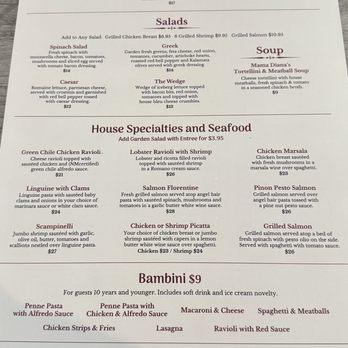 Joe’s Pasta House - Menu - Italian Near Me - Albuquerque, New Mexico