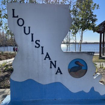 Eastbound Welcome Center - Welcome to Louisiana sign. - Landmarks & Historical Buildings Near Me - Vinton, Louisiana Eastbound Welcome Center - Welcome to Louisiana sign. - Landmarks & Historical Buildings Near Me - Vinton, Louisiana