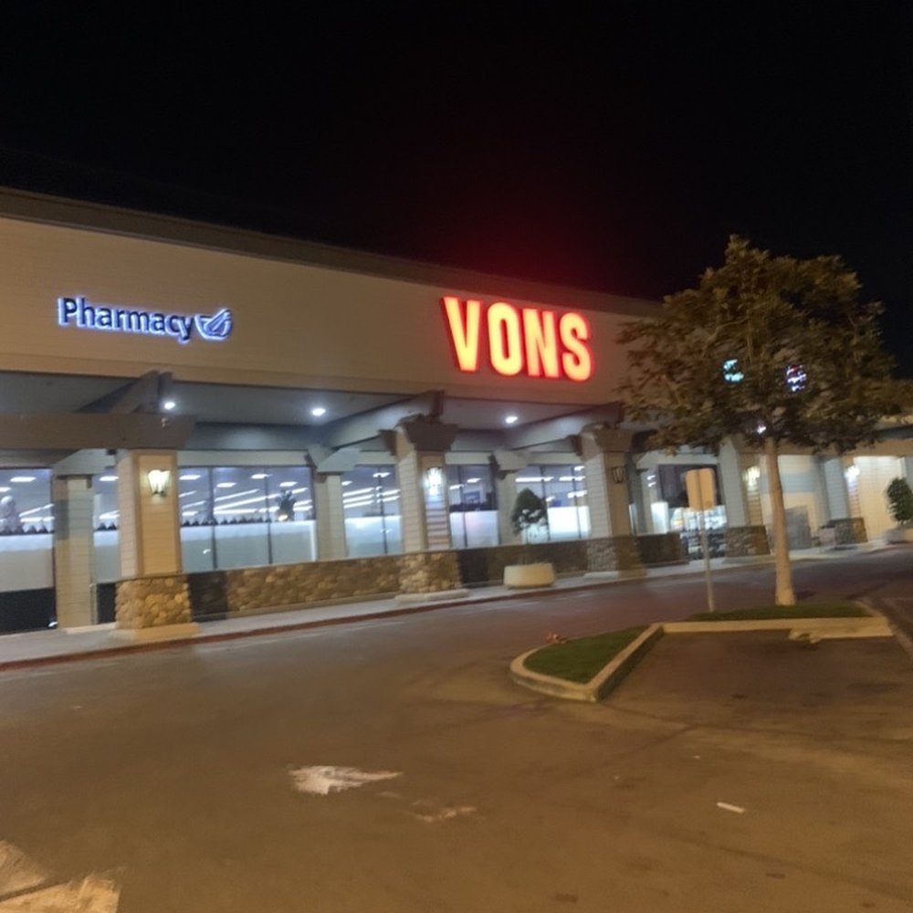 Parking Lot View of Vons Parking Lot View of Vons