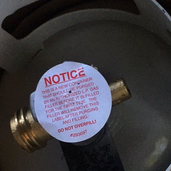 Monument 76 - Sticker warning about first purging new propane tank. - Gas Stations Near Me - Concord, California Monument 76 - Sticker warning about first purging new propane tank. - Gas Stations Near Me - Concord, California