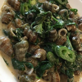 Saigon Chicken House - Oc (snails). It was really good but a bit pricy for an appetizer $15 - Vietnamese Near Me - Boston, Massachusetts