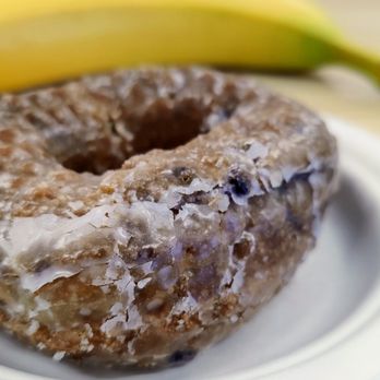 Danny's Donuts - The famous blueberry donut was the best blueberry donut I've ever had. Incredibly moist and the fresh blueberry flavor was fantastic! - Donuts Near Me - Vista, California