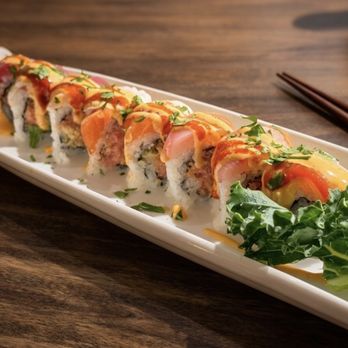 Sake Japanese Bistro - Spicy fighter roll - Japanese Near Me - Belgrade, Montana Sake Japanese Bistro - Spicy fighter roll - Japanese Near Me - Belgrade, Montana