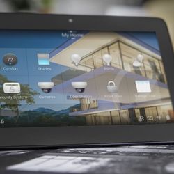 Control 4 Touchscreen, Home Automation at its finest. Control TVs, Surveillance, music, thermostat, security, lighting, and more.