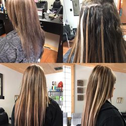 Zensational Salon - 3 tone hair extensions for length , & highlights