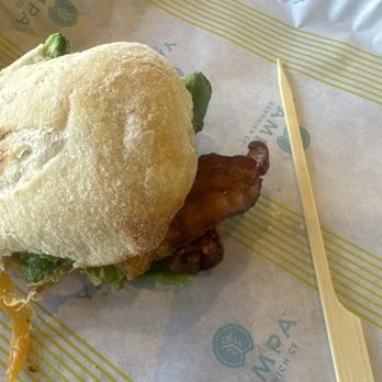 Yampa Sandwich - My half eaten sandwich.   Really good. - Sandwiches Near Me - Westminster, Colorado
