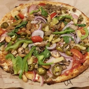 Blaze Pizza - Custom Meat Eater's Pizza - Salad Near Me - Alhambra, California